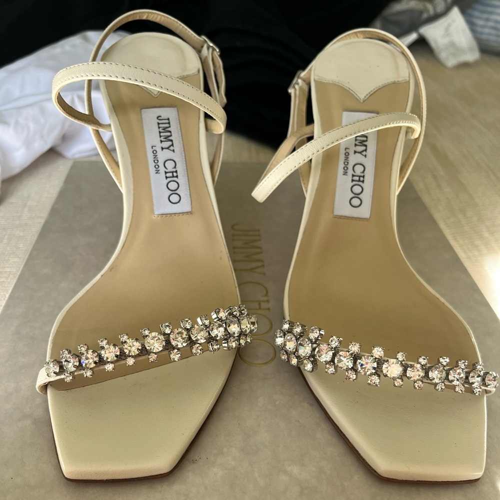 Jimmy Choo Meira 85 sandals size 38
